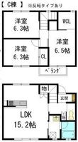 バンクーバー1106C棟の間取図