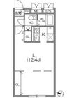 ZESTY駒沢大学Ⅱの間取図