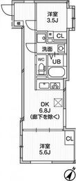 EXAM中目黒Ⅱの間取図