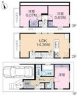世田谷区奥沢2丁目戸建ての間取図