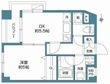 パナッシュ二子玉川の間取図