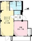 Soare Yutenji ソアレ祐天寺の間取図