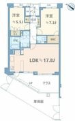 グランヴェール弦巻の間取図