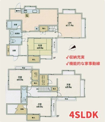 拡大写真:王禅寺東3丁目戸建 1階0の間取り