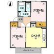 ベルコート B棟の間取図