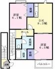 コスモハイツ Aの間取図