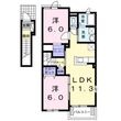 ラブリーフレンドBの間取図
