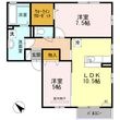 グランドールA棟の間取図