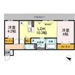 写真：Leafull 2階203の間取図