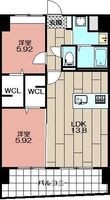 THE SQUARE・Glory Residenceの間取図