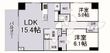 レニター小倉サンライズビューの間取図