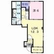 ラ・ポーズ葛原の間取図