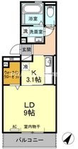 フローラ島間の間取図