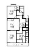 ライクハイツ水越の間取図