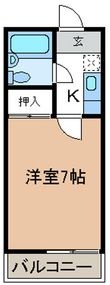 コーポ栄の間取図
