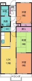 ベルメゾンの間取図