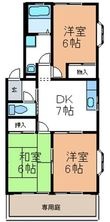 コーポラス シーダーの間取図