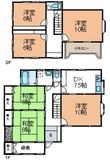 横山町横山借家の間取図