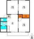 パレス名豊Aの間取図