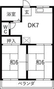幸荘(しあわせそう)の間取図
