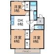 フラット・サプレス市川の間取図