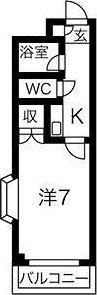 ドミネンス曲尺手の間取図