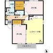セジュール荒井　Aの間取図