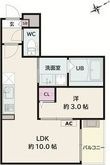 Jack hachimanⅢの間取図