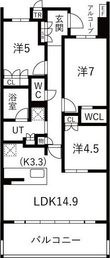 アルバックス知立駅前の間取図