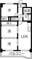 レジデンス東刈谷Ⅲの間取図
