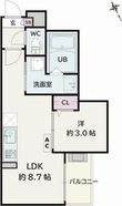 Jack yabaⅡの間取図