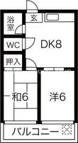 コーポ寄住の間取図
