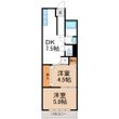 ハイデンス伊代の間取図
