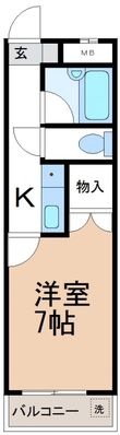 ドミネンス曲尺手の間取図