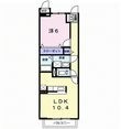 サニーブローテ住吉Ⅰの間取図