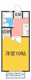 写真：ライラック2階の間取図