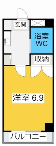 拡大写真:Avorio上矢田 2階213の間取り