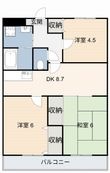 トリーハイツ西端の間取図