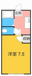 マイルーム稗田の間取図