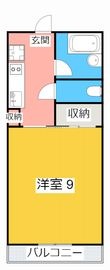 パレスハートA棟の間取図