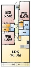 セントラルガーデン・レジデンス刈谷の間取図