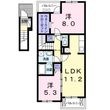 ロザージュの間取図