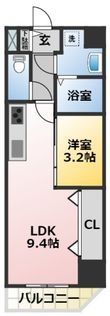 レジデンス悠海の間取図
