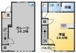 Garage Villa 米津の間取図