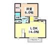 南ガーデンハウスW棟の間取図