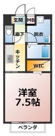 クレアK&Kの間取図