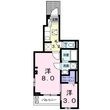ラシーヌ 南若王子 Bの間取図