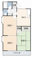 シャイン美園Aの間取図