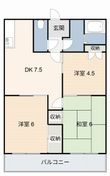 マンションアサイの間取図