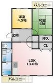 コーポ志字の間取図